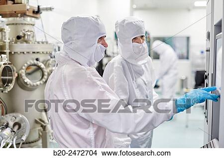 Picture - Kurt Lesker eBeam/thermal deposition system and Createc UHV deposition system. Cleanroom. Nanotechnology. Laboratory. CIC nanoGUNE Nano science Cooperative Research Center. Donostia. San Sebastian. Gipuzkoa. Basque Country. Spain.. Fotosearch