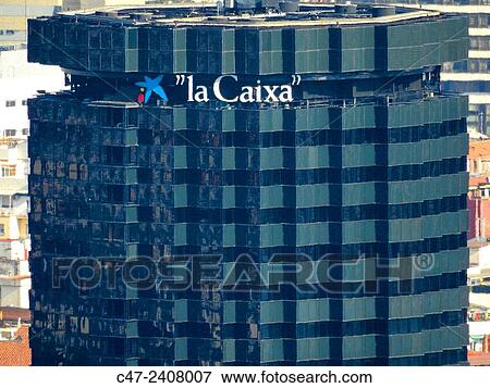 La Caixa building, Barcelona, Catalonia, Spain View Large Photo Image Stock Photo - La Caixa building, Barcelona, Catalonia, Spain. Fotosearch