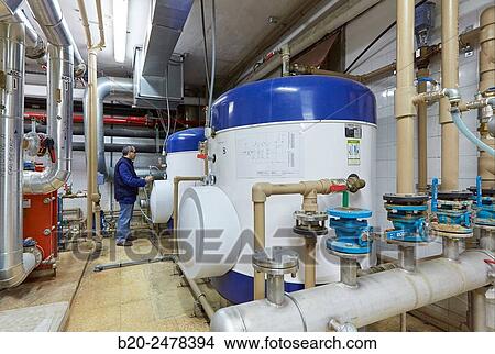 Maintenance worker, Installation of water pumps, Hospital Donostia, San Sebastian, Gipuzkoa, Basque Country, Spain View Large Photo Image Picture - Maintenance worker, Installation of water pumps, Hospital Donostia, San Sebastian, Gipuzkoa, Basque Country, Spain. Fotosearch