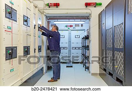 Maintenance worker, UPS, batteries for uninterrupted electricity, Wiring, electrical panels, Hospital Donostia, San Sebastian, Gipuzkoa, Basque Country, Spain View Large Photo Image Stock Image - Maintenance worker, UPS, batteries for uninterrupted electricity, Wiring, electrical panels, Hospital Donostia, San Sebastian, Gipuzkoa, Basque Country, Spain. Fotosearch