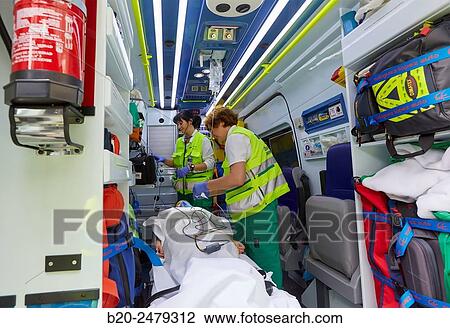 Medicalized ambulance, Emergency room, Hospital Donostia, San Sebastian, Gipuzkoa, Basque Country, Spain View Large Photo Image Stock Image - Medicalized ambulance, Emergency room, Hospital Donostia, San Sebastian, Gipuzkoa, Basque Country, Spain. Fotosearch