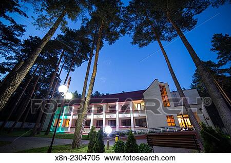 Modern hotel building, Grodno region, Belarus. View Large Photo Image Stock Photography - Modern hotel building, Grodno region, Belarus.. Fotosearch