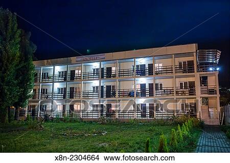 Picture - Modern hotel, Gagra, Abkhazia.. Fotosearch