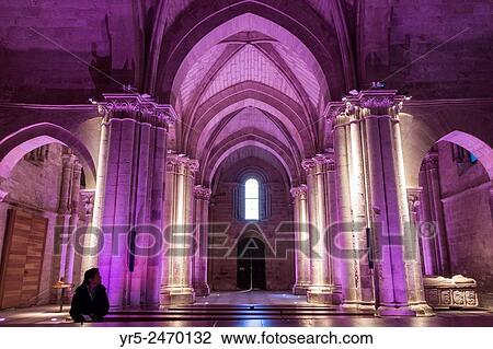 Stock Image - Monastery of Santa Maria la Real in Aguilar de Campoo, Palencia province, Castile and Leon, Spain.. Fotosearch