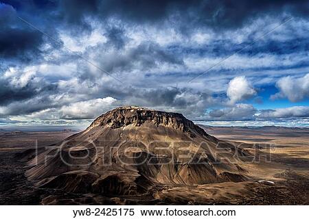 Mt. Herdubreid, Central Highlands, Iceland. Mt. Herdubreid is a high table mountain in the highlands and close to Askja volcano. View Large Photo Image Stock Photography - Mt. Herdubreid, Central Highlands, Iceland. Mt. Herdubreid is a high table mountain in the highlands and close to Askja volcano.. Fotosearch