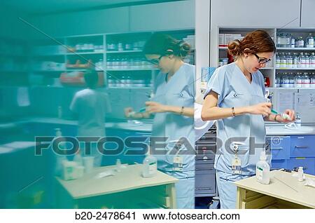 Nurse preparing medication, Nursing control, Plant hospitalization, Hospital Donostia, San Sebastian, Gipuzkoa, Basque Country, Spain View Large Photo Image Stock Image - Nurse preparing medication, Nursing control, Plant hospitalization, Hospital Donostia, San Sebastian, Gipuzkoa, Basque Country, Spain. Fotosearch