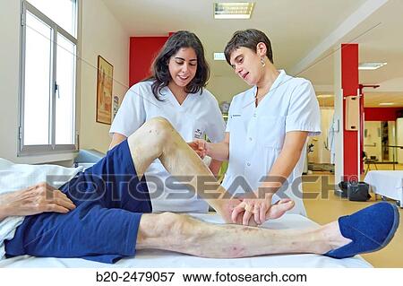 Occupational therapy, physiotherapy, Foot mobilization, reeducation exercise, Rebahilitation, Hospital Donostia, San Sebastian, Gipuzkoa, Basque Country, Spain View Large Photo Image Stock Photo - Occupational therapy, physiotherapy, Foot mobilization, reeducation exercise, Rebahilitation, Hospital Donostia, San Sebastian, Gipuzkoa, Basque Country, Spain. Fotosearch