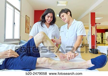 Occupational therapy, physiotherapy, Foot mobilization, reeducation exercise, Rebahilitation, Hospital Donostia, San Sebastian, Gipuzkoa, Basque Country, Spain View Large Photo Image Stock Photo - Occupational therapy, physiotherapy, Foot mobilization, reeducation exercise, Rebahilitation, Hospital Donostia, San Sebastian, Gipuzkoa, Basque Country, Spain. Fotosearch