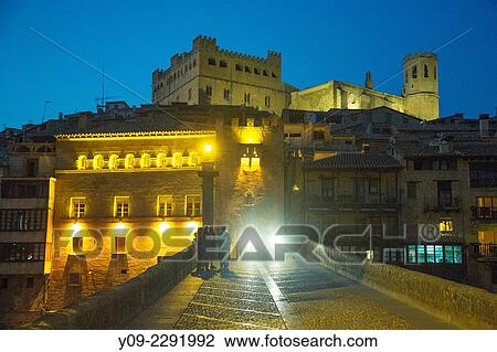 Old bridge, Valderrobres, Matarraña, Teruel, Aragon, Spain. View Large Photo Image Stock Image - Old bridge, Valderrobres, Matarraña, Teruel, Aragon, Spain.. Fotosearch