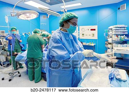 Stock Photo - Operating room, Ambulatory Surgery, Hospital Donostia, San Sebastian, Gipuzkoa, Basque Country, Spain. Fotosearch
