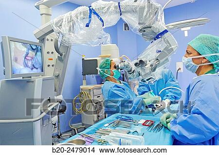 Operating room, Brain operation, Neurosurgery, Hospital Donostia, San Sebastian, Gipuzkoa, Basque Country, Spain View Large Photo Image Picture - Operating room, Brain operation, Neurosurgery, Hospital Donostia, San Sebastian, Gipuzkoa, Basque Country, Spain. Fotosearch