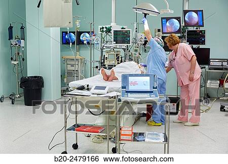 Operating room for placement of defibrillator. Intensive Care Unit ICU, Hospital Donostia, San Sebastian, Gipuzkoa, Basque Country, Spain View Large Photo Image Stock Photograph - Operating room for placement of defibrillator. Intensive Care Unit ICU, Hospital Donostia, San Sebastian, Gipuzkoa, Basque Country, Spain. Fotosearch