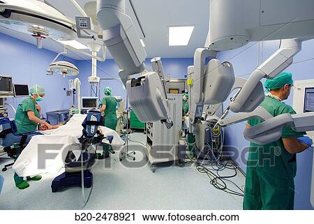 Operating room, Prostate cancer robotic surgery, Da Vinci surgical robot, Urology, Hospital Donostia, San Sebastian, Gipuzkoa, Basque Country, Spain View Large Photo Image Stock Image - Operating room, Prostate cancer robotic surgery, Da Vinci surgical robot, Urology, Hospital Donostia, San Sebastian, Gipuzkoa, Basque Country, Spain. Fotosearch
