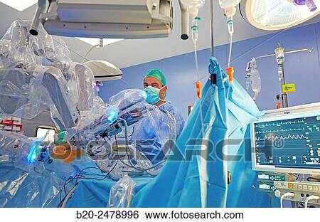 Operating room, Prostate cancer robotic surgery, Da Vinci surgical robot, Urology, Hospital Donostia, San Sebastian, Gipuzkoa, Basque Country, Spain View Large Photo Image Stock Photograph - Operating room, Prostate cancer robotic surgery, Da Vinci surgical robot, Urology, Hospital Donostia, San Sebastian, Gipuzkoa, Basque Country, Spain. Fotosearch