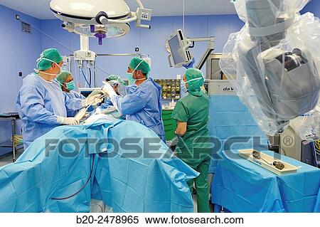 Operating room, Prostate cancer robotic surgery, Da Vinci surgical robot, Urology, Hospital Donostia, San Sebastian, Gipuzkoa, Basque Country, Spain View Large Photo Image Stock Photography - Operating room, Prostate cancer robotic surgery, Da Vinci surgical robot, Urology, Hospital Donostia, San Sebastian, Gipuzkoa, Basque Country, Spain. Fotosearch
