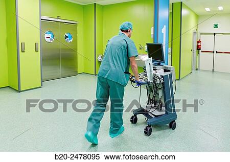 Stock Photography - Operating rooms, Ambulatory Surgery, Hospital Donostia, San Sebastian, Gipuzkoa, Basque Country, Spain. Fotosearch