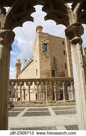 Palace-Castle of Olite, part of which has been turned into a Parador (state-run hotel). Olite, Navarre, Spain View Large Photo Image Stock Image - Palace-Castle of Olite, part of which has been turned into a Parador (state-run hotel). Olite, Navarre, Spain. Fotosearch
