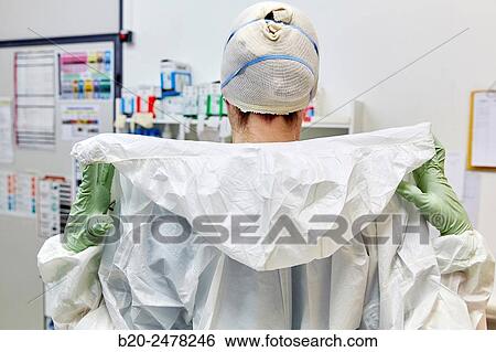 Personal protective equipment, protection for the care of patients with infectious diseases (Ebola), Drugs store, Nursing station, Hospital Donostia, San Sebastian, Gipuzkoa, Basque Country, Spain View Large Photo Image Stock Photograph - Personal protective equipment, protection for the care of patients with infectious diseases (Ebola), Drugs store, Nursing station, Hospital Donostia, San Sebastian, Gipuzkoa, Basque Country, Spain. Fotosearch