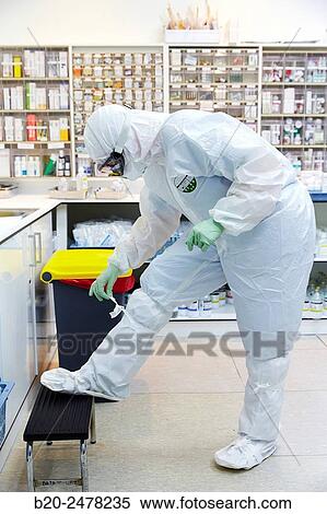 Personal protective equipment, protection for the care of patients with infectious diseases (Ebola), Drugs store, Nursing station, Hospital Donostia, San Sebastian, Gipuzkoa, Basque Country, Spain View Large Photo Image Stock Photography - Personal protective equipment, protection for the care of patients with infectious diseases (Ebola), Drugs store, Nursing station, Hospital Donostia, San Sebastian, Gipuzkoa, Basque Country, Spain. Fotosearch