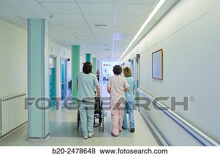 Stock Photo - Plant hospitalization, Hospital Donostia, San Sebastian, Gipuzkoa, Basque Country, Spain. Fotosearch
