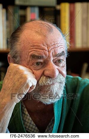 Portrait of a balding 75 year old man with a goatee beard, MR# 6117. View Large Photo Image Stock Photograph - Portrait of a balding 75 year old man with a goatee beard, MR# 6117.. Fotosearch