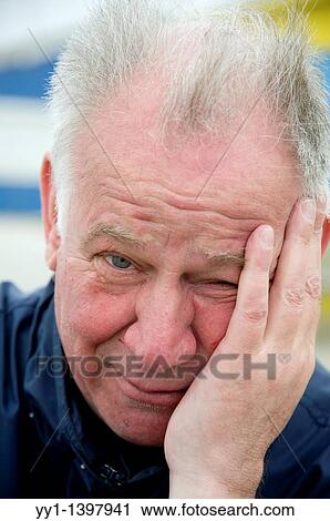 Portrait of a pondering man. View Large Photo Image Stock Image - Portrait of a pondering man.. Fotosearch