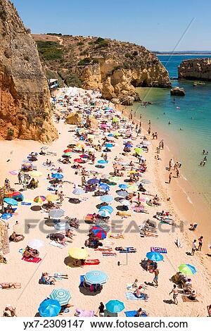 Stock Photo - Praia Dona Ana, Lagos, Algarve, Portugal.. Fotosearch