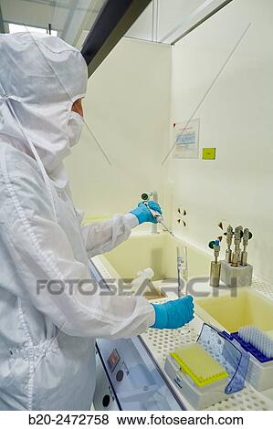 Stock Photo - Ramgraber acid wetbench. Cleanroom. Nanotechnology. Laboratory. CIC nanoGUNE Nano science Cooperative Research Center. Donostia. San Sebastian. Gipuzkoa. Basque Country. Spain.. Fotosearch