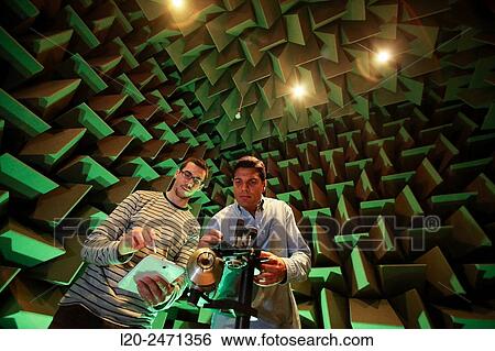 Researchers. Acoustic chamber. EMC & Telecom Lab. Certification of Low Voltage Electrical & Electronic Products. Technological Services to Industry. Tecnalia Research & innovation. Bizkaia. Basque Country. Spain. View Large Photo Image Stock Photograph - Researchers. Acoustic chamber. EMC & Telecom Lab. Certification of Low Voltage Electrical & Electronic Products. Technological Services to Industry. Tecnalia Research & innovation. Bizkaia. Basque Country. Spain.. Fotosearch