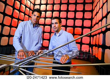 Researchers. Anechoic chamber. EMC & Telecom Lab. Certification of Low Voltage Electrical & Electronic Products. Technological Services to Industry. Tecnalia Research & innovation. Bizkaia. Basque Country. Spain. View Large Photo Image Stock Image - Researchers. Anechoic chamber. EMC & Telecom Lab. Certification of Low Voltage Electrical & Electronic Products. Technological Services to Industry. Tecnalia Research & innovation. Bizkaia. Basque Country. Spain.. Fotosearch