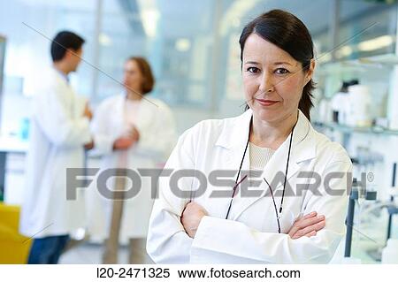 Stock Photography - Researchers Laboratory, Research on building materials, Tecnalia Research & Innovation, Zamudio, Bizkaia, Basque Country, Spain. Fotosearch