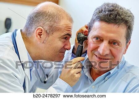 Stock Photo - Review hearing, Medical consultation, Ambulatory Lezo, Gipuzkoa, Basque Country, Spain. Fotosearch
