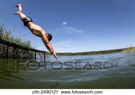 Russia. Belgorod region. Diving. View Large Photo Image Stock Photo - Russia. Belgorod region. Diving.. Fotosearch