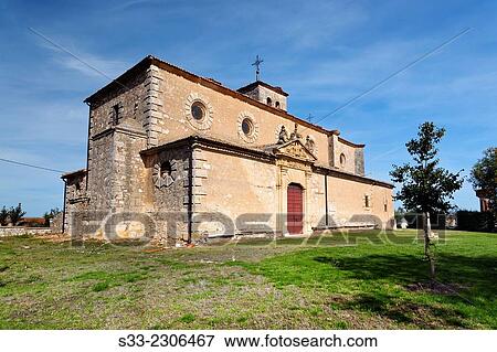 San Pedro church in Campo de San Pedro. Segovia. Castilla Leon. Spain. Europe. View Large Photo Image Stock Photo - San Pedro church in Campo de San Pedro. Segovia. Castilla Leon. Spain. Europe.. Fotosearch