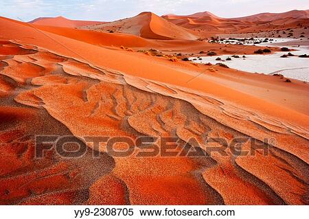 Sand Dune Patterns - Sossusvlei National Park - Namib-Naukluft National Park, Namibia, Africa. View Large Photo Image Stock Photography - Sand Dune Patterns - Sossusvlei National Park - Namib-Naukluft National Park, Namibia, Africa.. Fotosearch