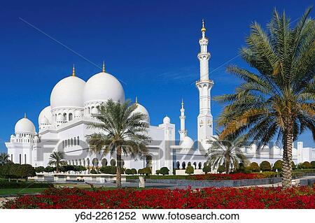 Sheikh Zayed Grand Mosque, Abu Dhabi, United Arab Emirates. View Large Photo Image Stock Image - Sheikh Zayed Grand Mosque, Abu Dhabi, United Arab Emirates.. Fotosearch