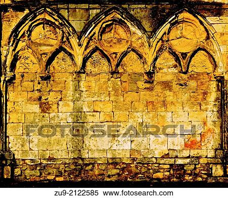 Textured stone wall of grade 1 listed Benedictine ruin, St Mary´s Abbey, York, North Yorkshire, England, Europe. View Large Photo Image Stock Photography - Textured stone wall of grade 1 listed Benedictine ruin, St Mary´s Abbey, York, North Yorkshire, England, Europe.. Fotosearch