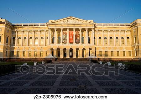 The Russian Museum of fine art in St. Petersburg, Russia. View Large Photo Image Stock Photograph - The Russian Museum of fine art in St. Petersburg, Russia.. Fotosearch