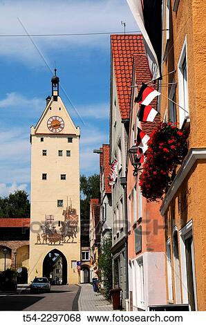 The Ulmer Street in Memmingen during the Fishermen´s Festival View Large Photo Image Stock Photo - The Ulmer Street in Memmingen during the Fishermen´s Festival. Fotosearch