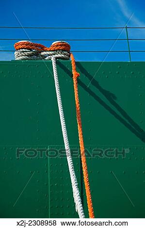 Toledo, Ohio - Mooring lines on the S. S. Col. James M. Schoonmaker, the museum ship of the National Museum of the Great Lakes. View Large Photo Image Stock Photo - Toledo, Ohio - Mooring lines on the S. S. Col. James M. Schoonmaker, the museum ship of the National Museum of the Great Lakes.. Fotosearch
