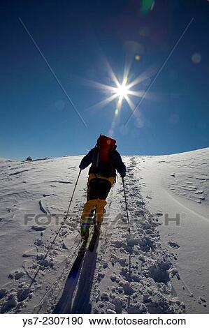 Touring ski in the Dolomites, Piz Boè, eastern Alps, Bolzano, South Tyrol, Italy, Europe. View Large Photo Image Stock Image - Touring ski in the Dolomites, Piz Boè, eastern Alps, Bolzano, South Tyrol, Italy, Europe.. Fotosearch