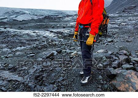 Picture - Vatnatjokull glacier, Southern Iceland, Iceland, Europe.. Fotosearch