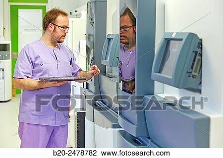 Ventana Symphony H&E Discreet Slide Stainer, Histology, Anatomic Pathology, Hospital Donostia, San Sebastian, Gipuzkoa, Basque Country, Spain View Large Photo Image Stock Image - Ventana Symphony H&E Discreet Slide Stainer, Histology, Anatomic Pathology, Hospital Donostia, San Sebastian, Gipuzkoa, Basque Country, Spain. Fotosearch