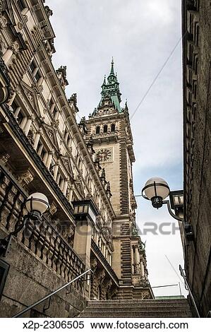 view of the famous town hall in Hamburg, Germany. View Large Photo Image Stock Photography - view of the famous town hall in Hamburg, Germany.. Fotosearch