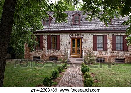 Wickersham House from 1750 in St. Michaels, a historic town in Maryland, USA, situated on Chesapeake Bay. View Large Photo Image Stock Photo - Wickersham House from 1750 in St. Michaels, a historic town in Maryland, USA, situated on Chesapeake Bay.. Fotosearch