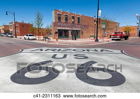 Winslow, Arizona. USA. View Large Photo Image Stock Image - Winslow, Arizona. USA.. Fotosearch