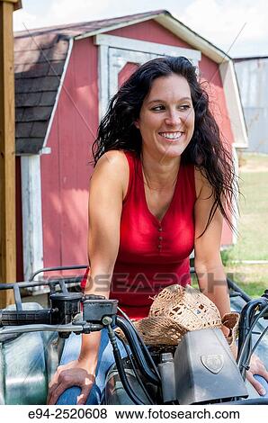 38 year old brunette woman outdoors. View Large Photo Image Stock Photo - 38 year old brunette woman outdoors.. Fotosearch