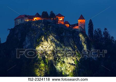 Bled Castle, Bled, Slovenia, Europe. View Large Photo Image Stock Photo - Bled Castle, Bled, Slovenia, Europe.. Fotosearch