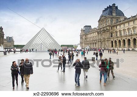 Stock Photograph - Louvre museum, Paris, France. Fotosearch