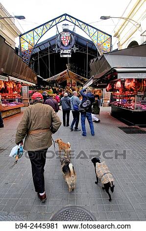 Mercat de Sant Josep de la Boqueria, aka La Boqueria, Boqueria market, large public market with an entrance from La Rambla, not far from the Liceu, Barcelona´s opera house. Ciutat Vella district of Barcelona, Catalonia, Spain. View Large Photo Image Stock Image - Mercat de Sant Josep de la Boqueria, aka La Boqueria, Boqueria market, large public market with an entrance from La Rambla, not far from the Liceu, Barcelona´s opera house. Ciutat Vella district of Barcelona, Catalonia, Spain.. Fotosearch